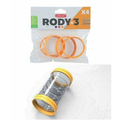 Соединительное кольцо для труб Zolux к клетке для грызунов Rody3 4 шт желтый 381₽