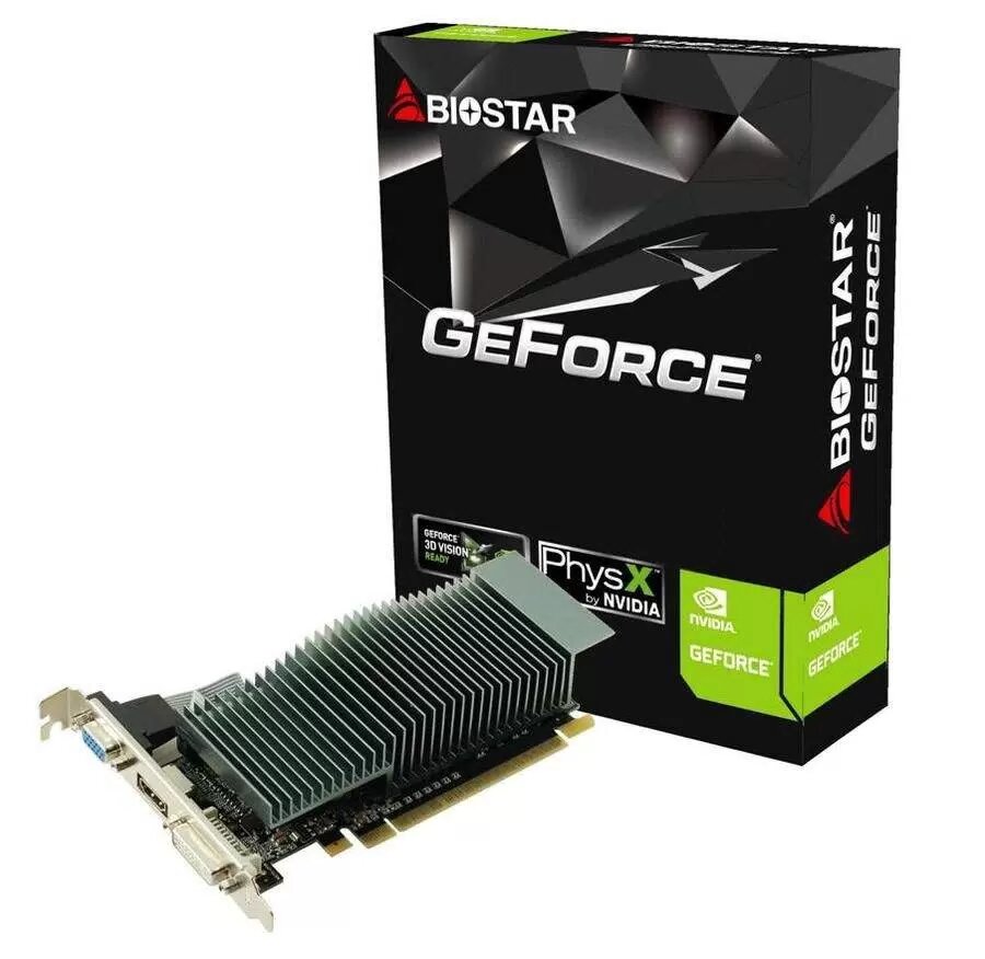 Видеокарта BIOSTAR NVIDIA GT 210 589 1024 1333 64 RTL [VN2103NHG6] - фото №8