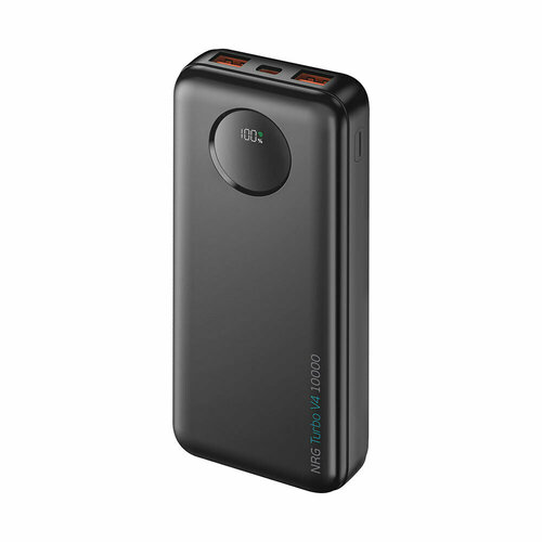 Внешний аккумулятор NRG Turbo V4 10000 мА-ч дисплей powerbank черный Deppa 33681 1790₽