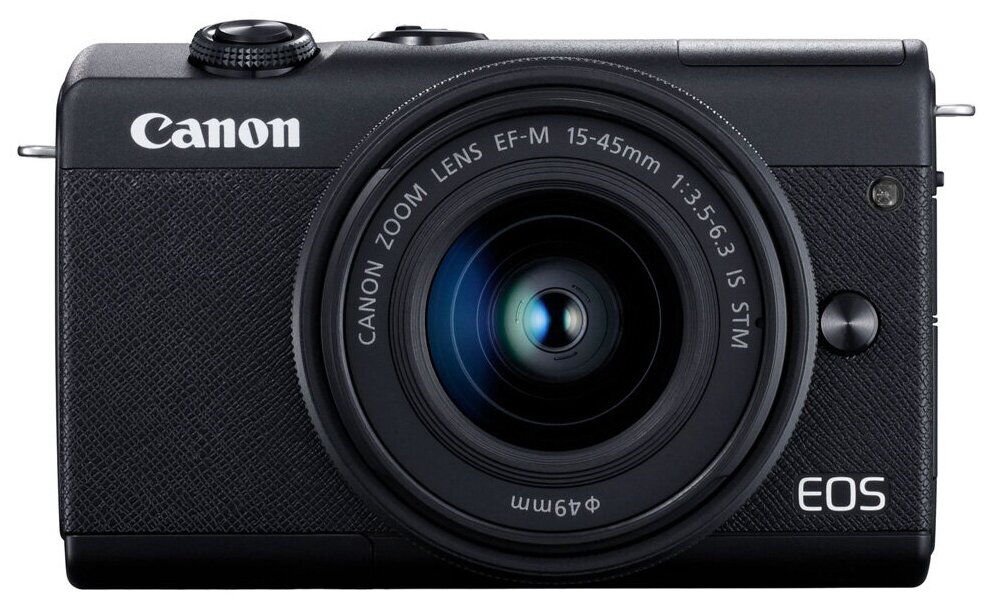 Фотоаппарат CANON EOS M200 kit ( 15-45 IS STM), черный [3699c010] - фото №1