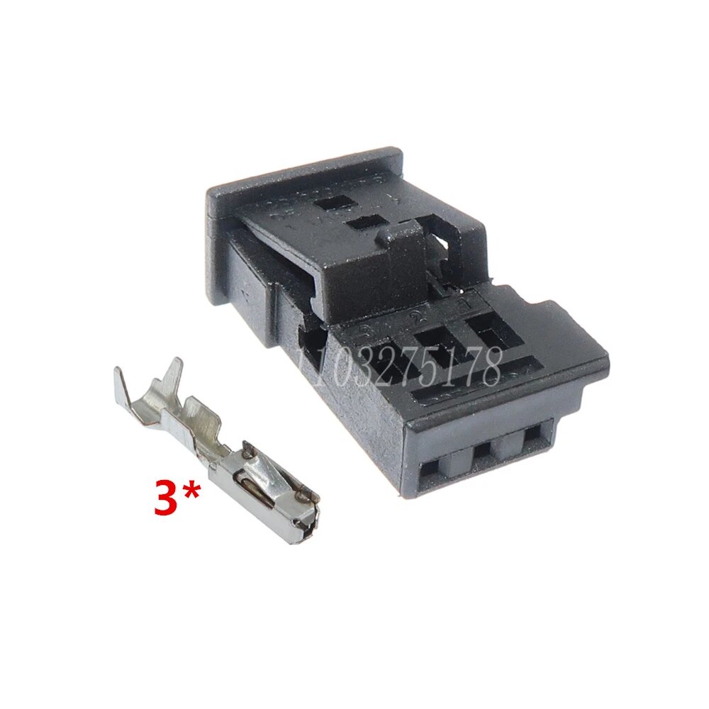 1 компл 3-контактный проводной разъем 1-968700-1 1-1718346-1 1355620-1 для автомобильного датчика дождя для VW BMW автозапчасти 1 Set female