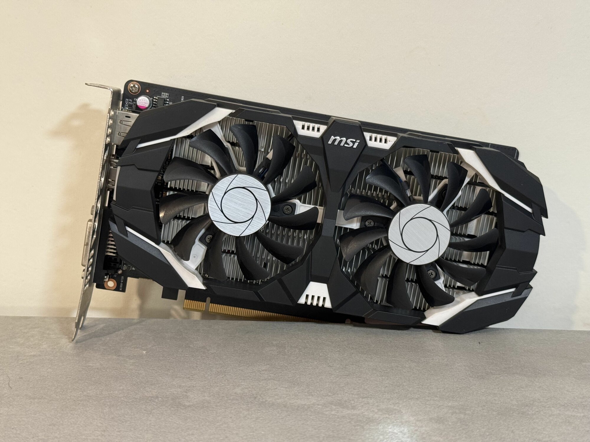 Видеокарта gtx 1050ti 4gb msi oc 2