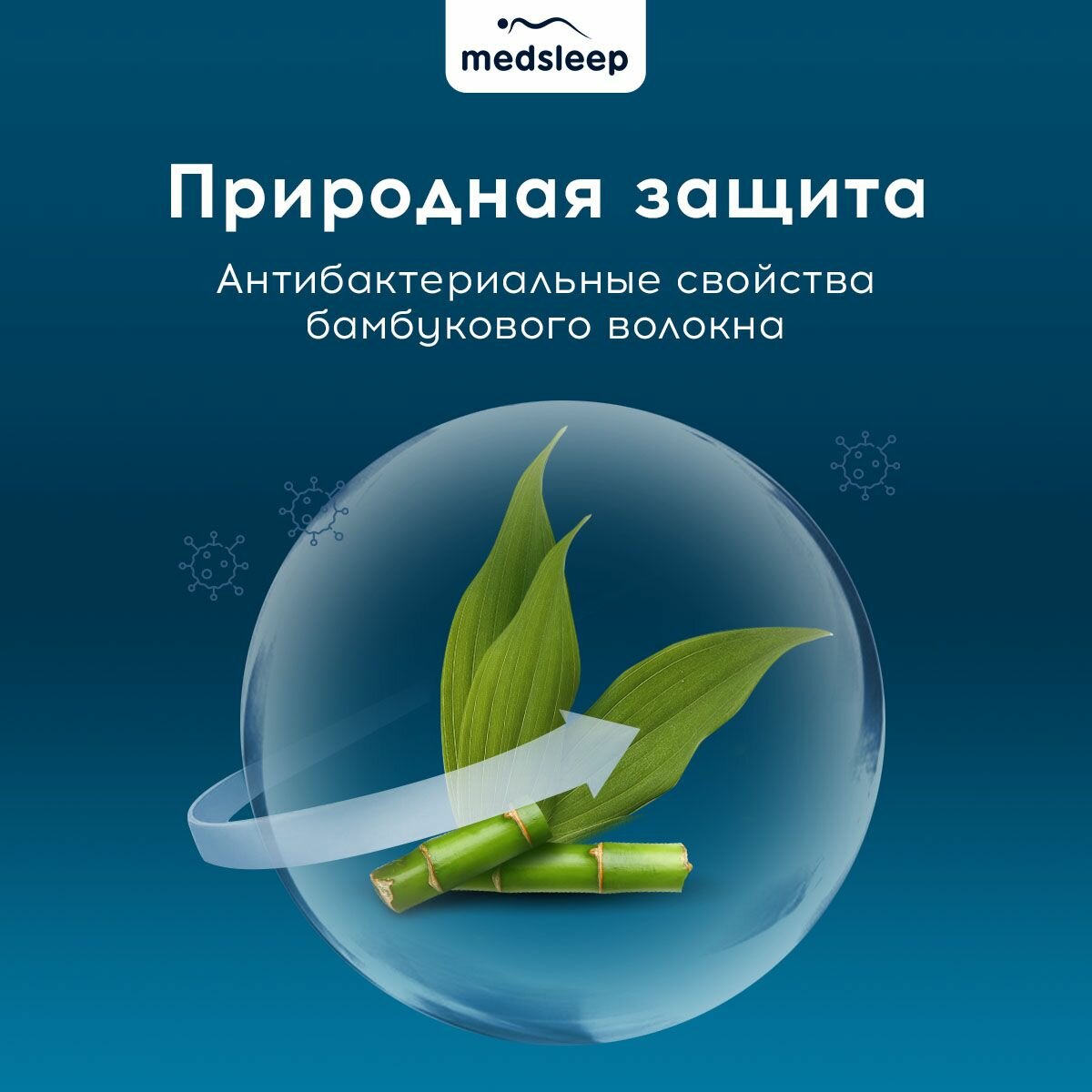 Наматрасник-чехол MEDSLEEP защитный микрофибра CoolTouch 200x160 см белый - фото №6