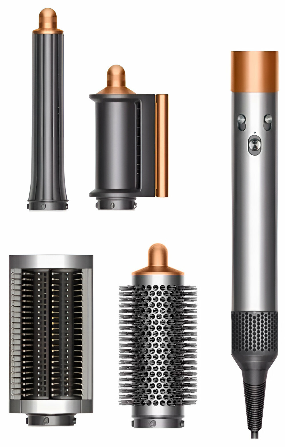 Фен для волос с 4 насадками SenCiciMen Multifunction Hair Styler X9 EU Bright Grey