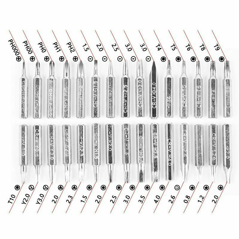 Универсальный набор отвёртка со сменными битами 32 в 1 — фото 1