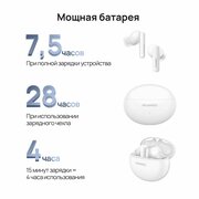 Наушники Bluetooth Huawei FreeBuds 5i, влагозащита IP6X, шумоподавление