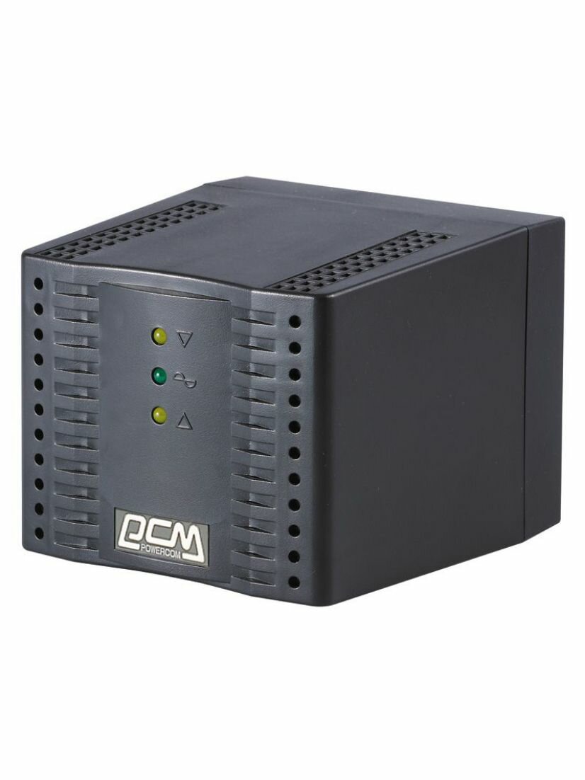 Стабилизатор напряжения POWERCOM TCA-3000 BL Black Tap-Change, 1500W