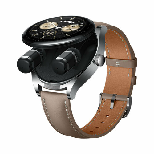 Часы-наушники HUAWEI WATCH Buds спортивные AMOLED беспроводная зарядка хаки 29723₽