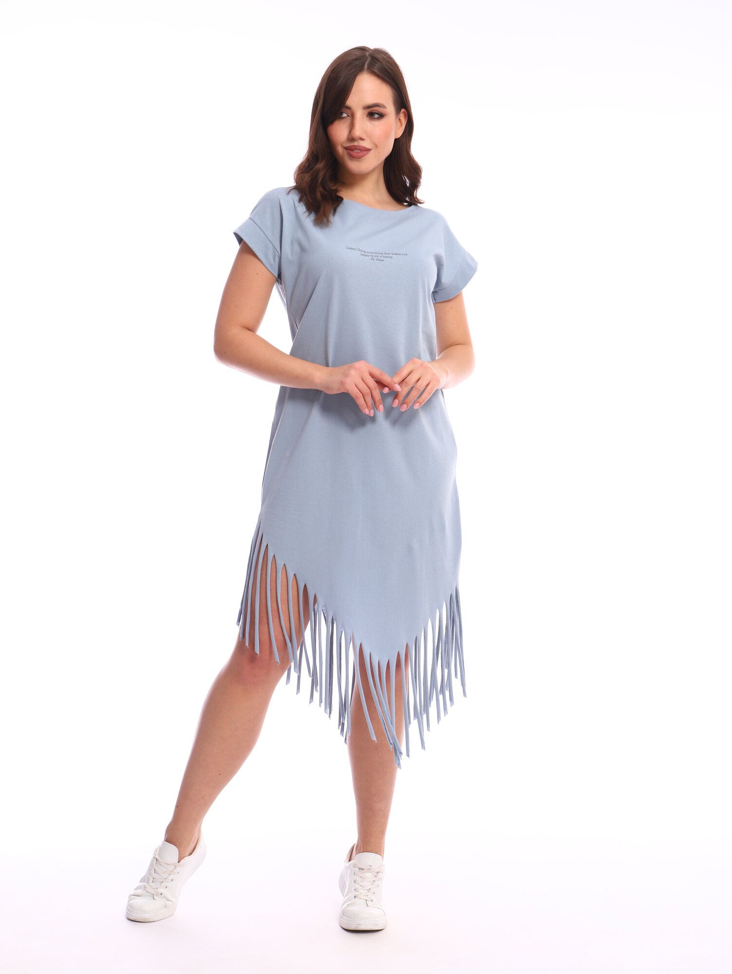 Платье Fashion Margo, размер 44, серо-голубой — фото 1