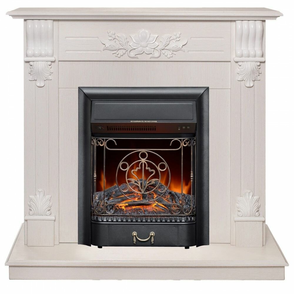 Электрокамин RealFlame Ottawa WT с очагом Majestic Lux Black