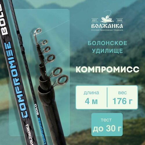 Удилище болонское с кольцами 