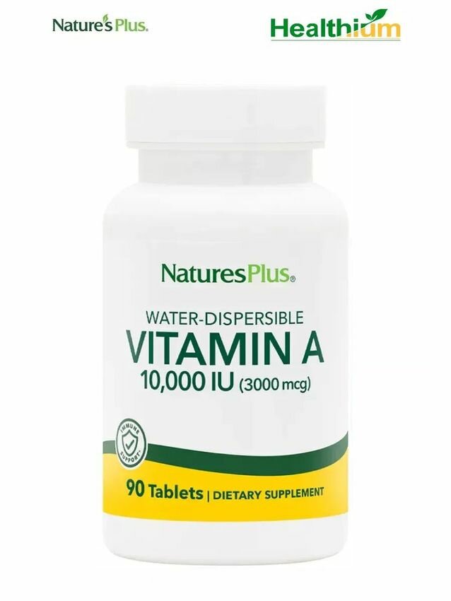 NaturesPlus Vitamin A 10000IU 90 таблеток витамин а 10000 ме, 3000 мкг фото