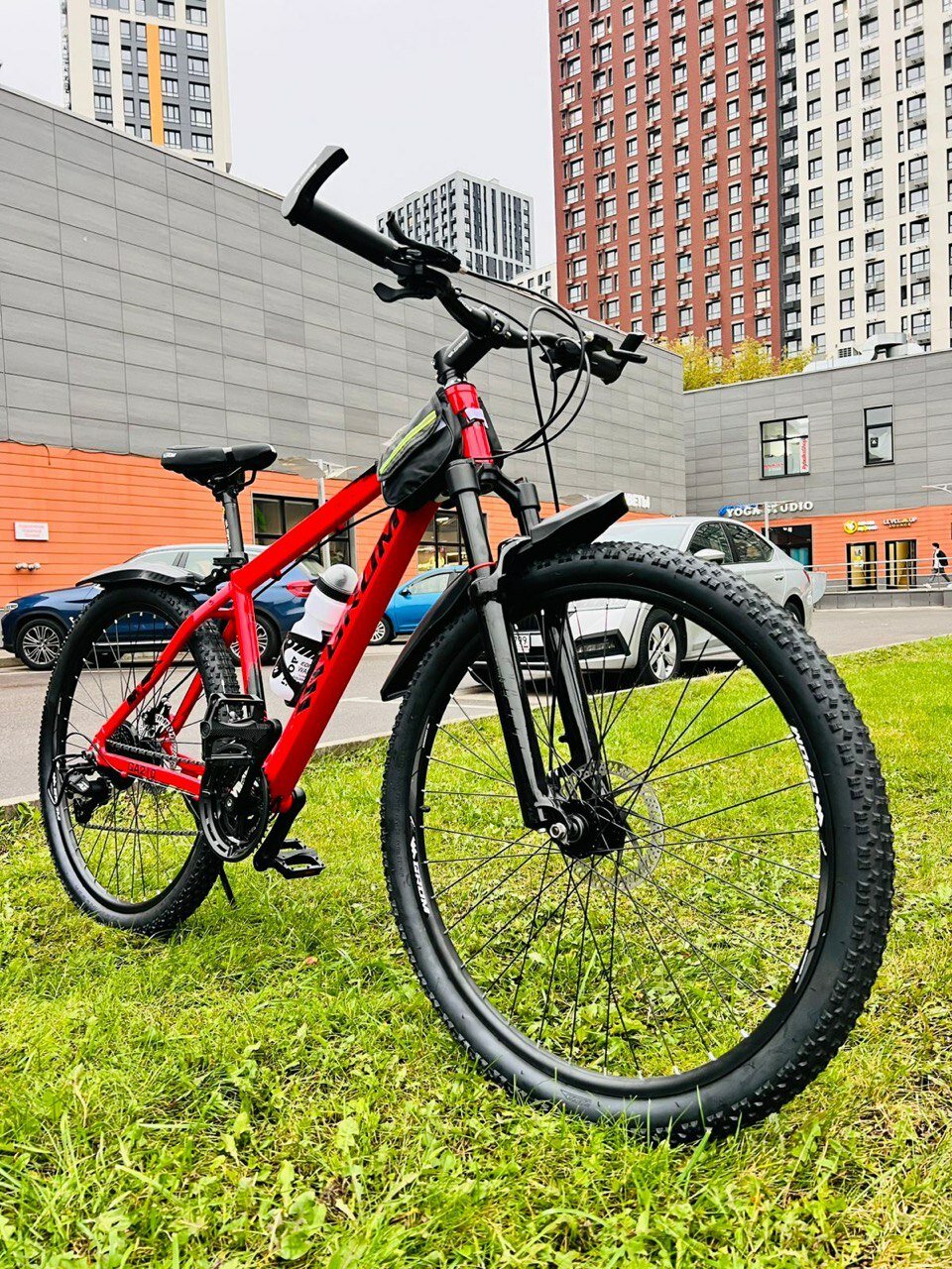 Горный велосипед GROM городской 29 дюймов / взрослый мужской и женский для прогулки / скоростной спортивный велик красный