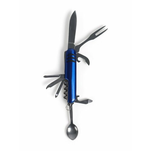 Нож швейцарский 9в1, синий 10135849