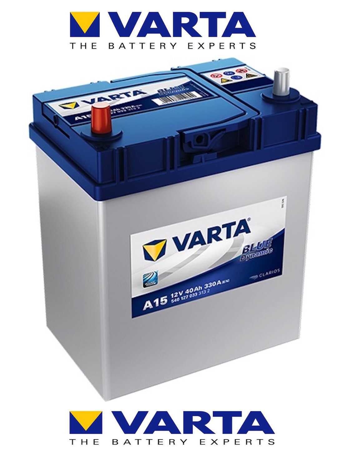 Аккумулятор Varta Blue Dynamic 40AH Chevrolet Matiz Damas Labo Tico