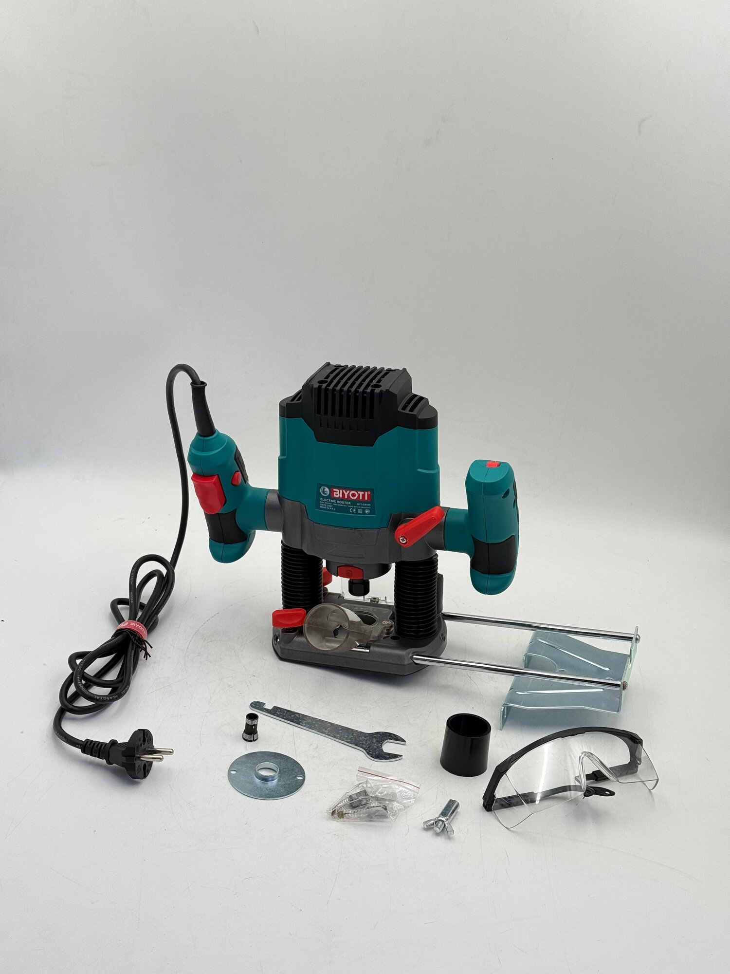 Фрезер электрический BIYOTI ER380, 1600Вт, диаметр хвостовика 6.3мм