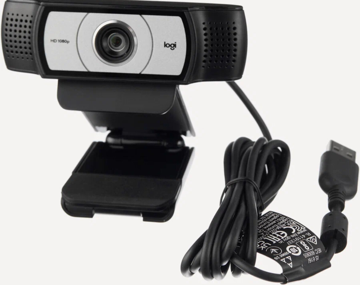 Веб-камера Logitech C930C, Full HD, автоматическая фокусировка, подсветка RightLight