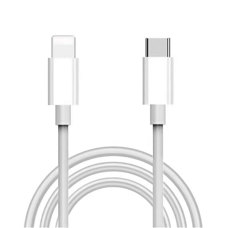 Зарядное устройство fcc rohs сертифицированное 20w pd с интерфейсом type-c белый черный, кабель pd