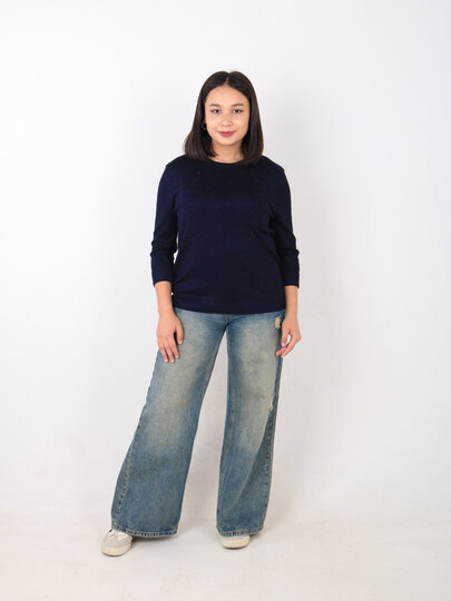 Свитер , размер 56, темно-зеленый — фото 1