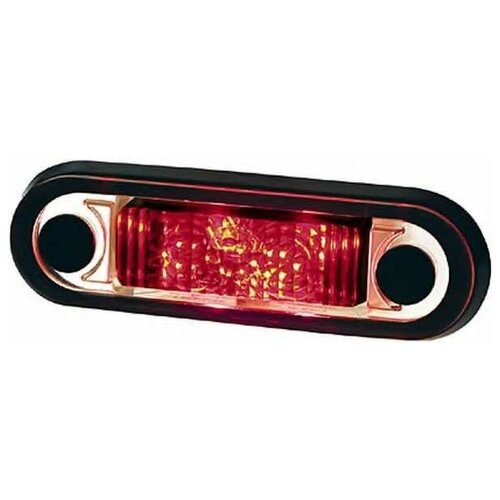 2XA 959 790-401_фонарь габаритный! LED красн овальн79x26 8V-28V 0.5W с пров0.5м\OmnMB, Neoplan, Schmitz HELLA 2XA959790401