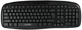 Клавиатура проводная FaisON, Easy, KB111, чёрный