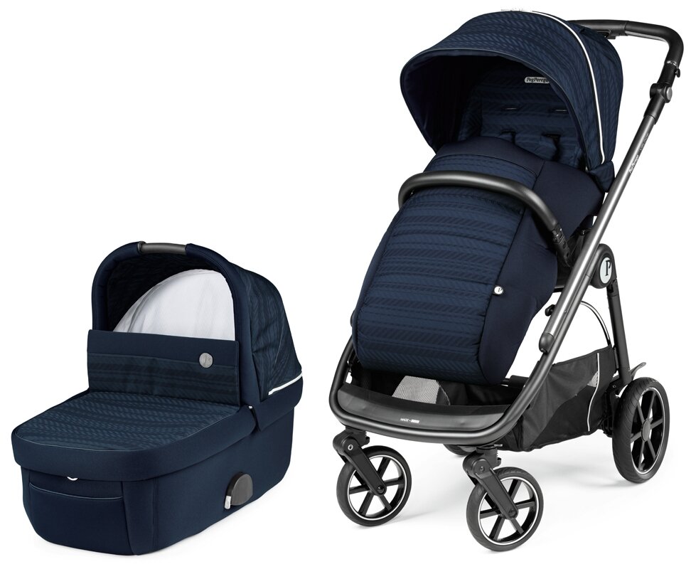 Универсальная коляска Peg-Perego Veloce Combo (2 в 1), eclipse, цвет шасси: серый