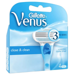 Сменные кассеты Gillette Venus , 3 лезвия, 4 шт - изображение