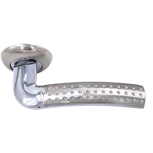 Ручка дверная Bralli CB-03Y-SN/CP, матовый никель/хром