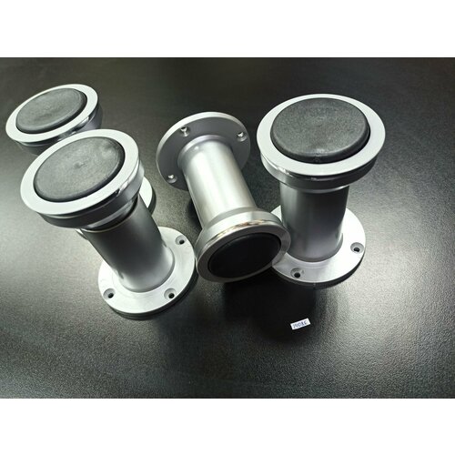 Опора декоративная мебельная цвет: Серебро. Комплект из 4 шт.