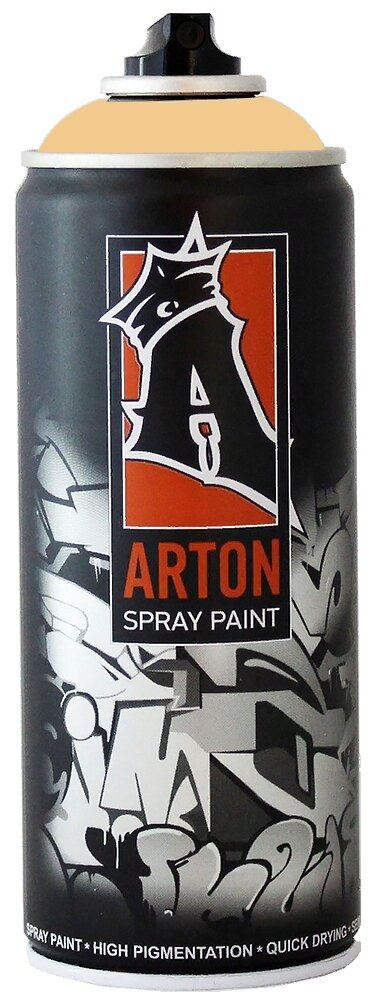 Аэрозольная краска для граффити и дизайна Arton A803 Beige Apricot 520 мл (бежевый)