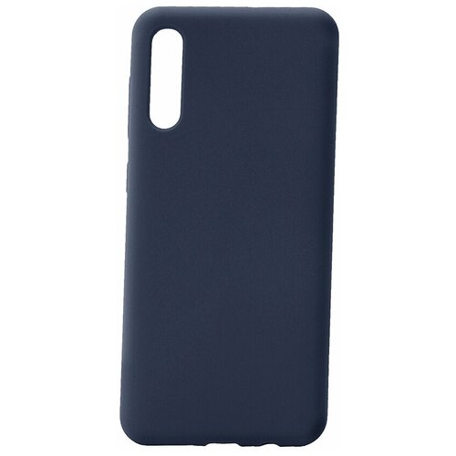 фото Чехол на samsung galaxy a50 2019 kruche silicone plain midnight blue кruче