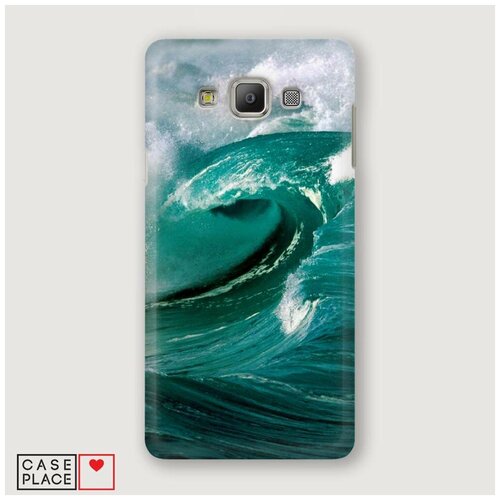 фото Чехол пластиковый samsung galaxy a7 волны 8 case place
