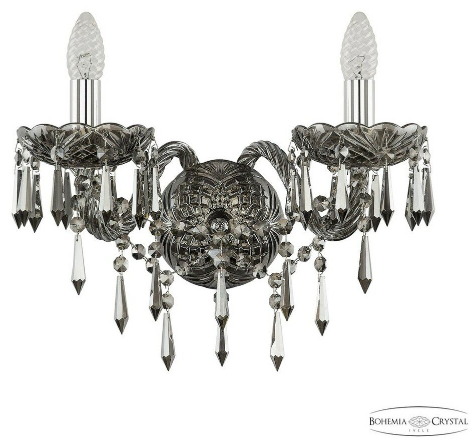 фото Бра Bohemia IVELE Crystal 1403B/2/160/XL Ni M731 1403