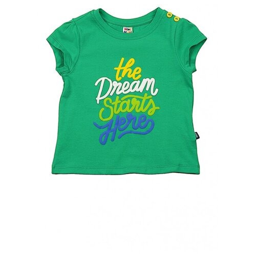 Футболка Mini Maxi, размер 92, зеленый футболка beborn детская хлопок размер 92 зеленый