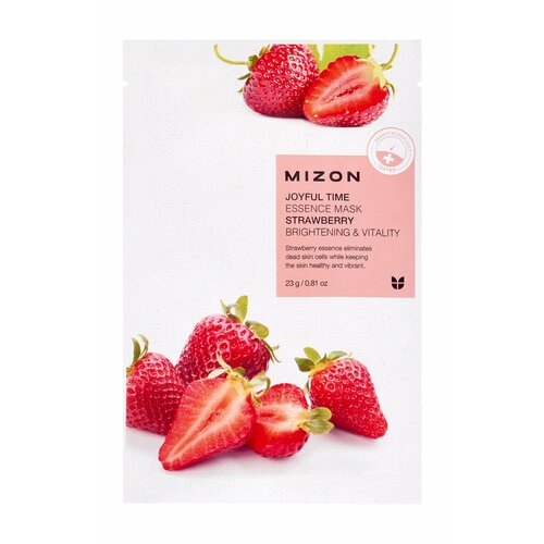 MIZON Маска с экстрактом клубники joyful time essence mask strawberry 23 g