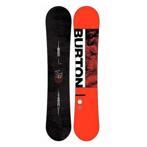 Сноуборд BURTON Ripcord, 145 см, 2021-2022, черный/красный