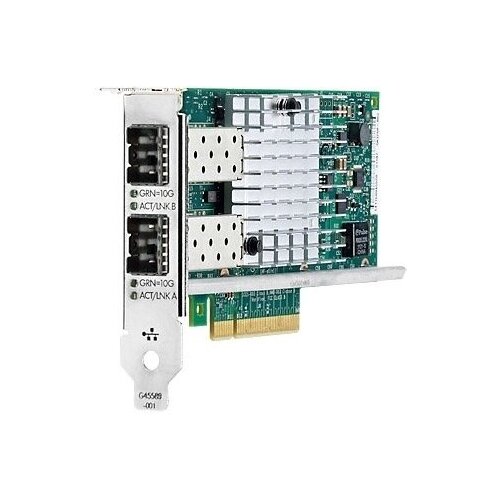 Сетевая карта HP Ethernet 10 Гбит 560SFP+ (665249-B21) сетевой адаптер hpe hp ethernet adapter 560sfp 665249 b21