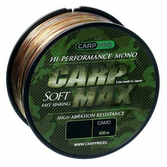 Леска Carp Pro Carp Max Camo 600м 0.28мм