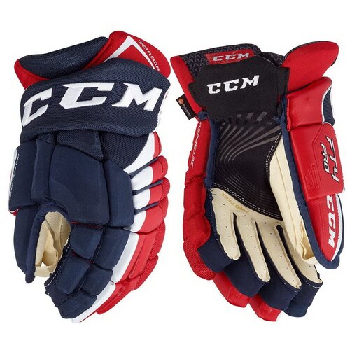 фото Защита пальцев ccm jetspeed ft4 pro gloves (11 дюйм.), синий/красный/белый