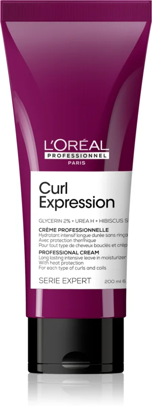 Loreal Curl Expression - Увлажняющий крем-уход для волнистых и вьющихся волос 200 мл