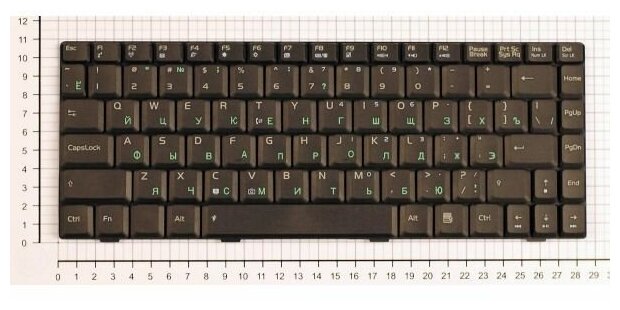 Клавиатура для ноутбука Asus U3 F9 F6 F6A черная