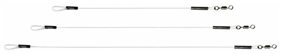 Поводок рыболовный ПК "Просто - Рыболовные товары", флюорокарбоновые, 0,4мм - 8,5кг 25 см, 3 шт. в уп.