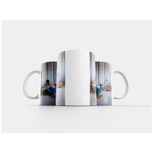 фото Кружка "чернить, белый, стена 320 мл. белая" lotsprints