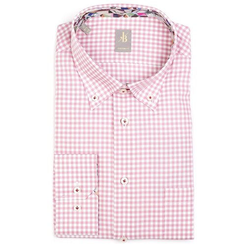 фото Рубашка jacques britt размер 44 розовый/белый
