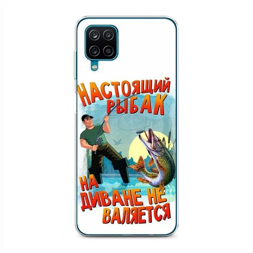 фото Силиконовый чехол "настоящий рыбак" на samsung galaxy a12 / самсунг галакси а12 case place