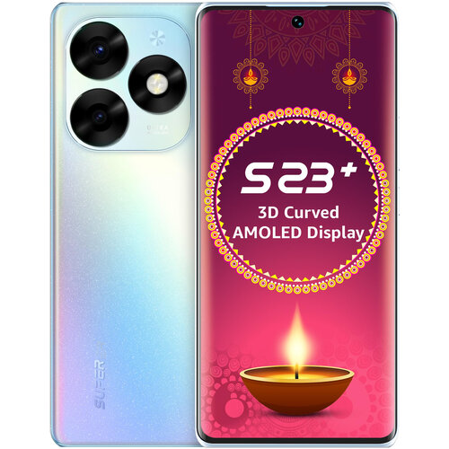 Смартфон Itel S23 8256 ГБ RU Dual nano SIM Lake Cyan 1660000₽