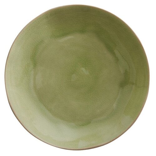 фото Тарелка закусочная riviera 21,5 см материал керамика, цвет зеленый, costa nova, nap215-01616e
