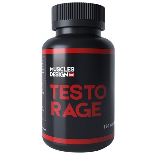 Muscles Design Lab Testo Rage 120 капсул