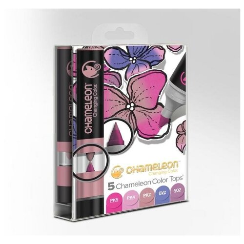 Chameleon Набор цветовых блендеров Chameleon Floral Tones, цветочные тона 5 шт.