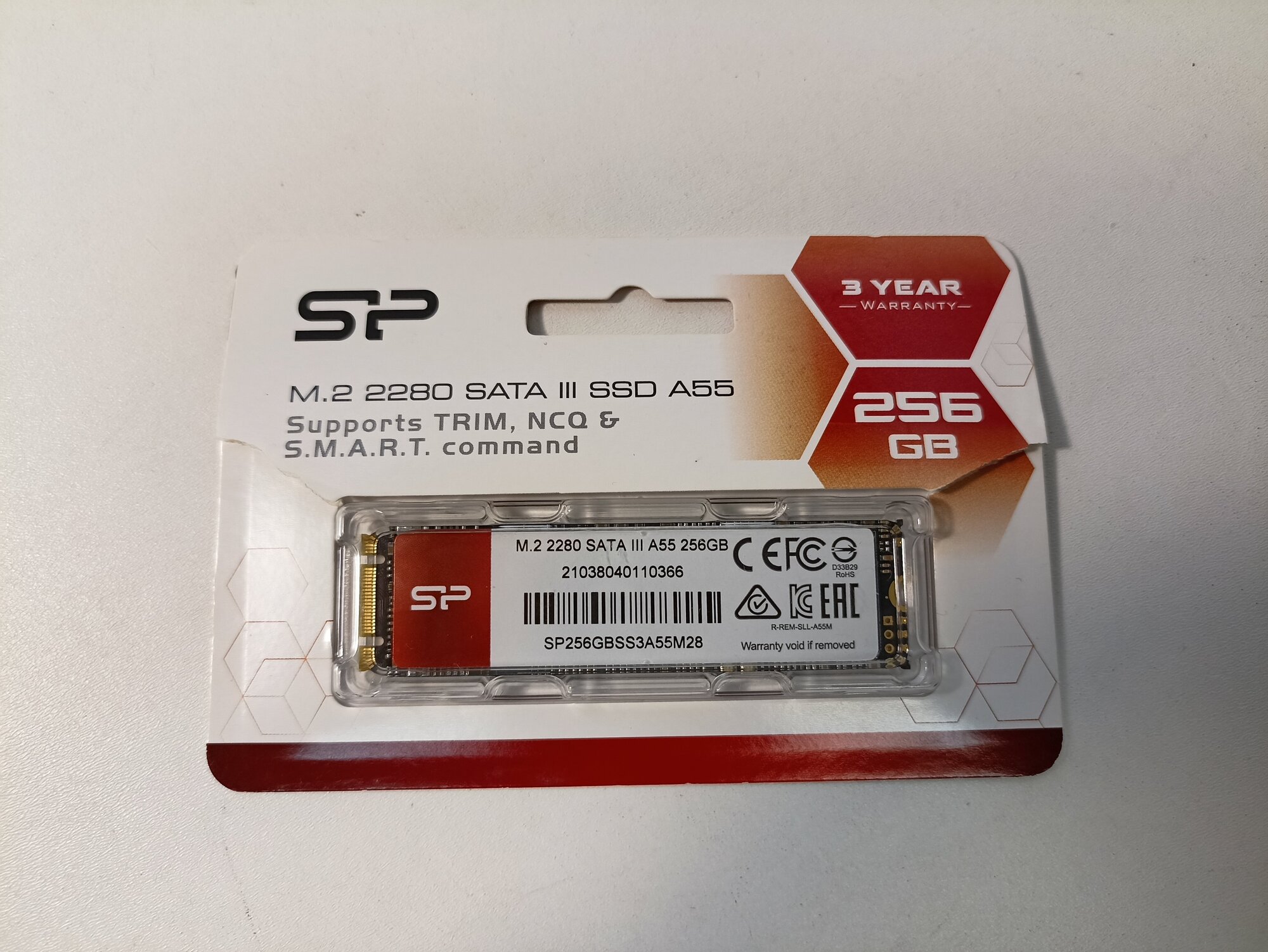 Твердотельный накопитель SSD M.2 256 Gb Silicon Power SP256GBSS3A55M28 Read 560Mb/s Write 530Mb/s TLC - фото №18